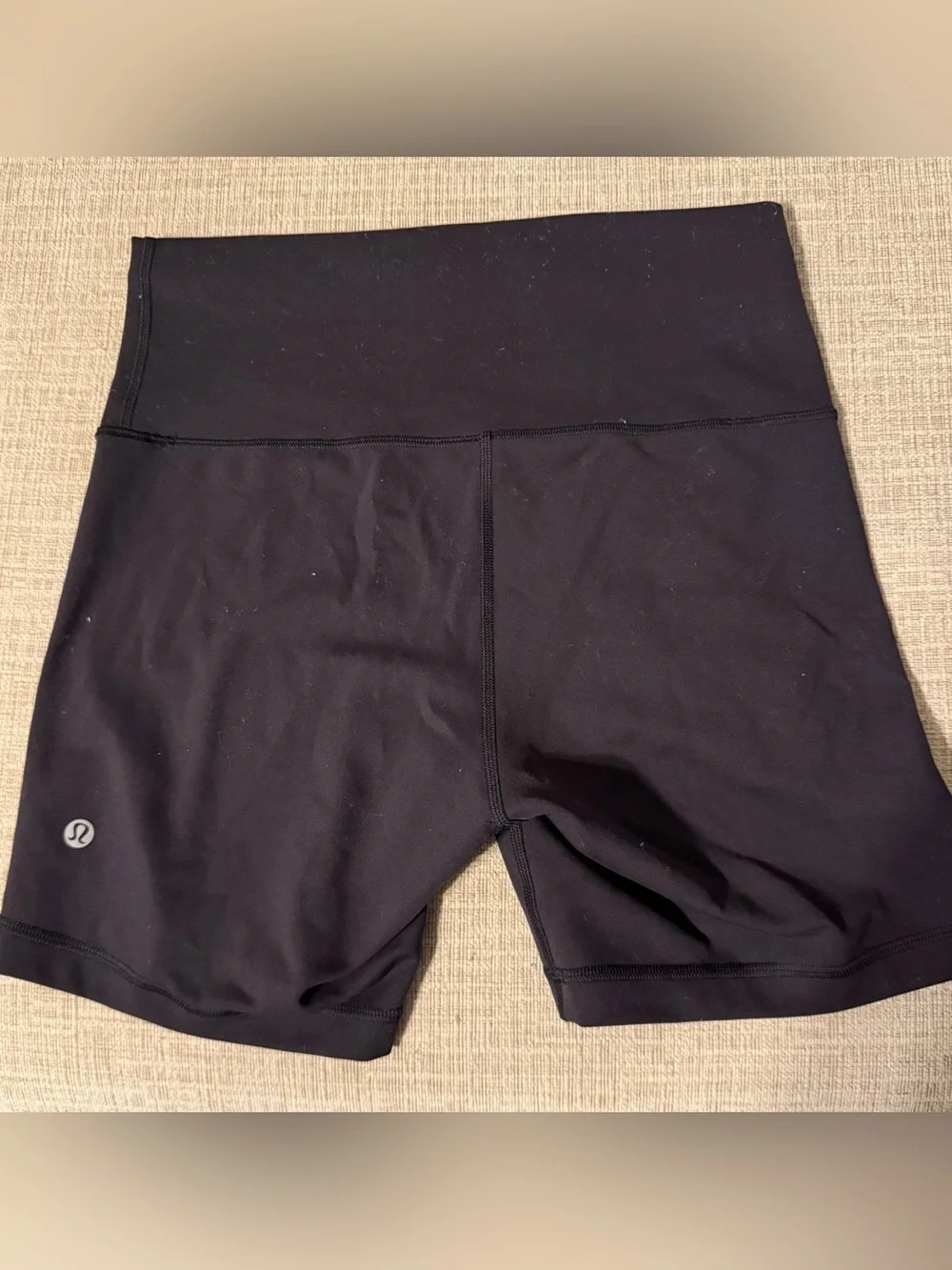 lululemon athletica Black High-Rise Bike Shorts